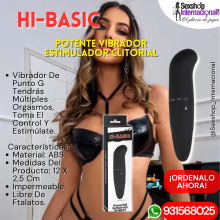 HI-BASIC POTENTE VIBRADOR ESTIMULADOR CLITORIAL SEXSHOP PTE PIEDRA 931568025